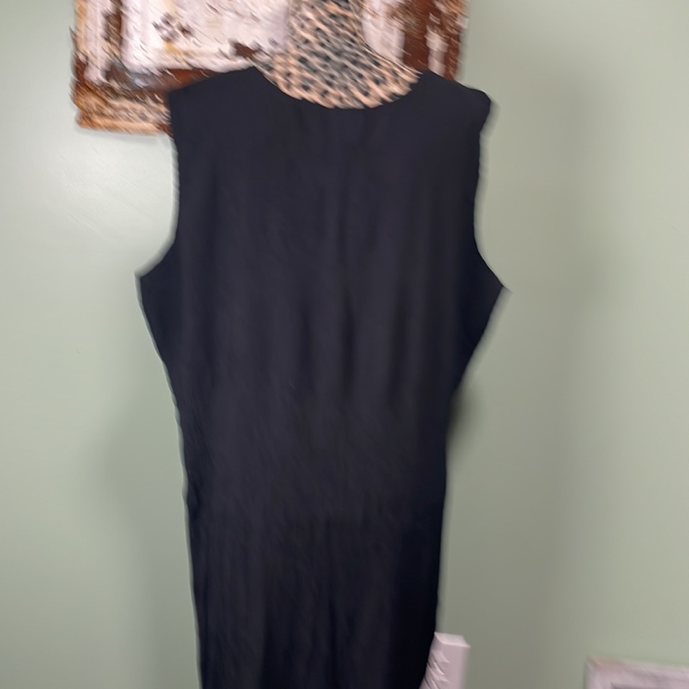 Studio 1940 black gauze, maxi dress, 18/20W - Picture 4 of 7